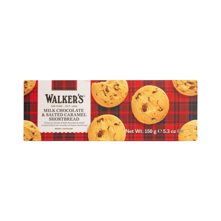 Walkers Shortbread Ltd. – Salted Caramel & Milk Chocolate Chip Shortbread 150g
